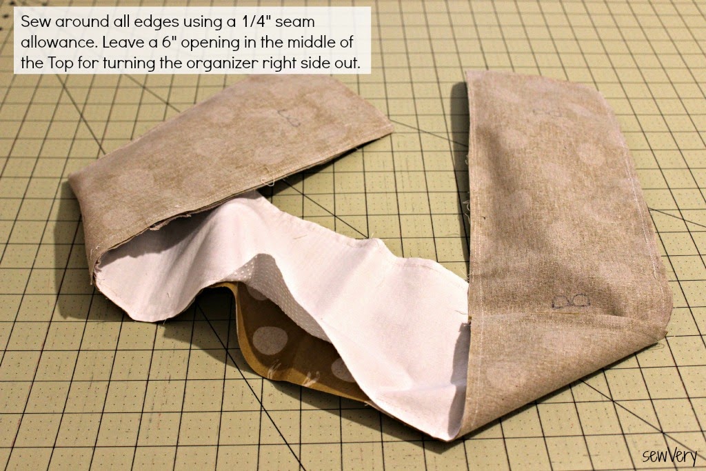 sewVery sewVery Simple Remote Control Organizer Tutorial