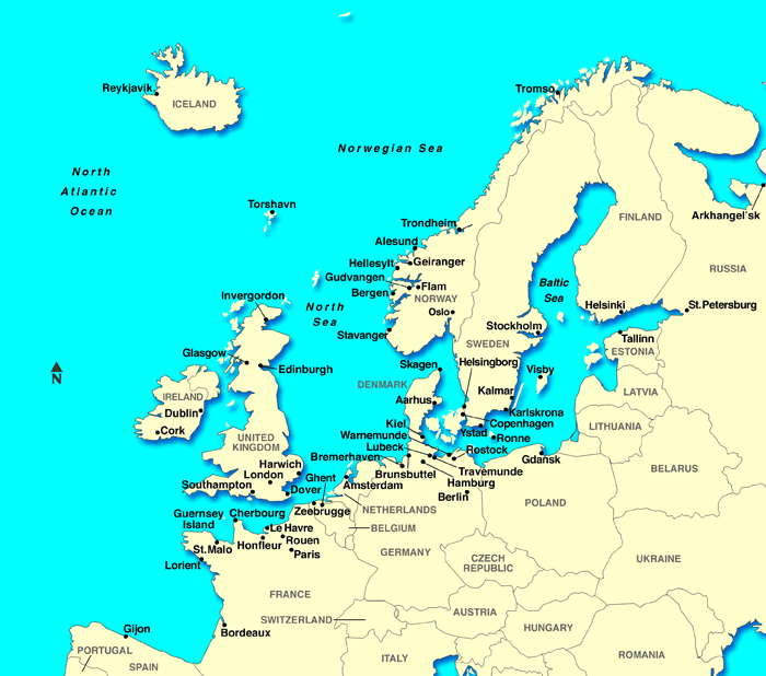 Map Of Northern Europe Topographic Map Of Usa With States Map Of Northern Europe Topographic Map Of Usa With States