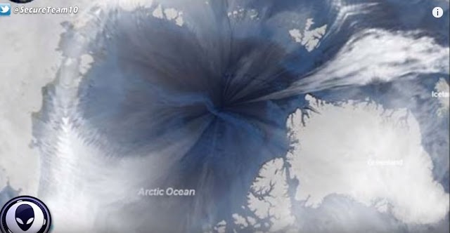 ＮＡＳＡが北極点にある穴を隠している？その証拠写真が話題に【海外の反応】