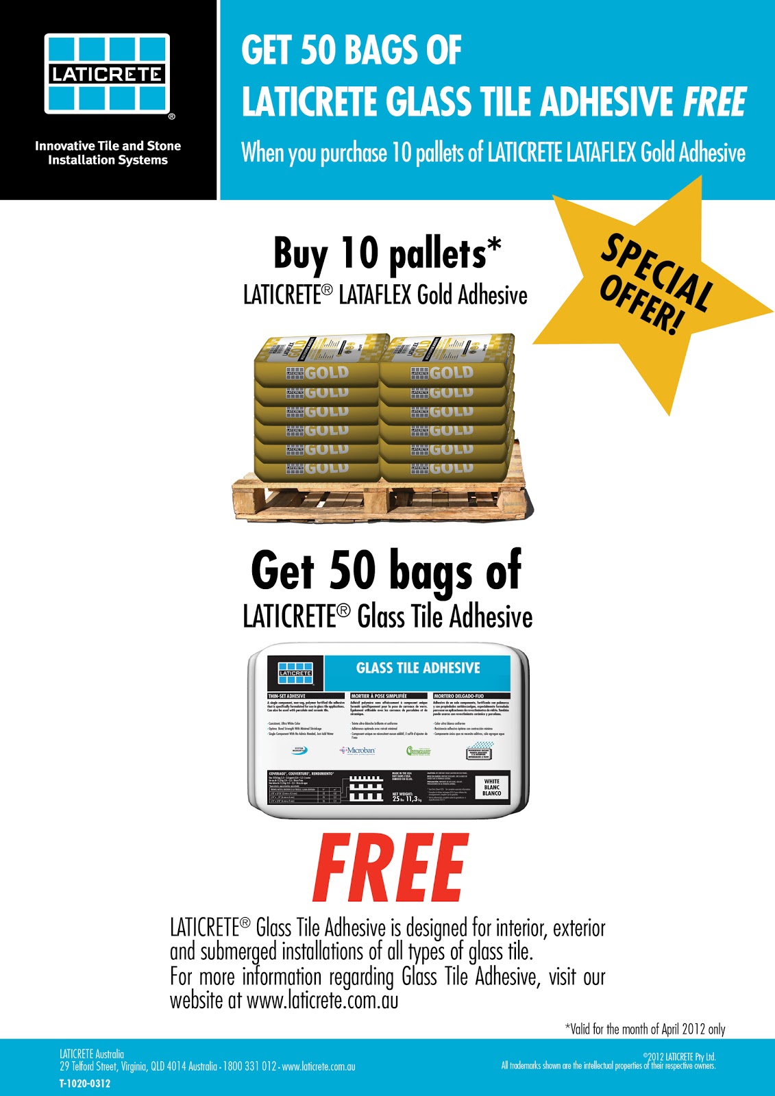 Laticrete Australia Conversations April Promo!