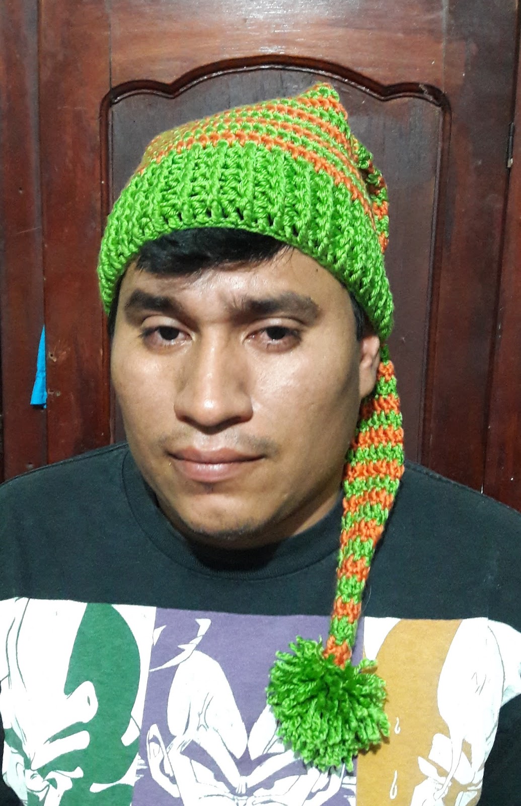 Arañito tejedor Gorro de gnomo en crochet