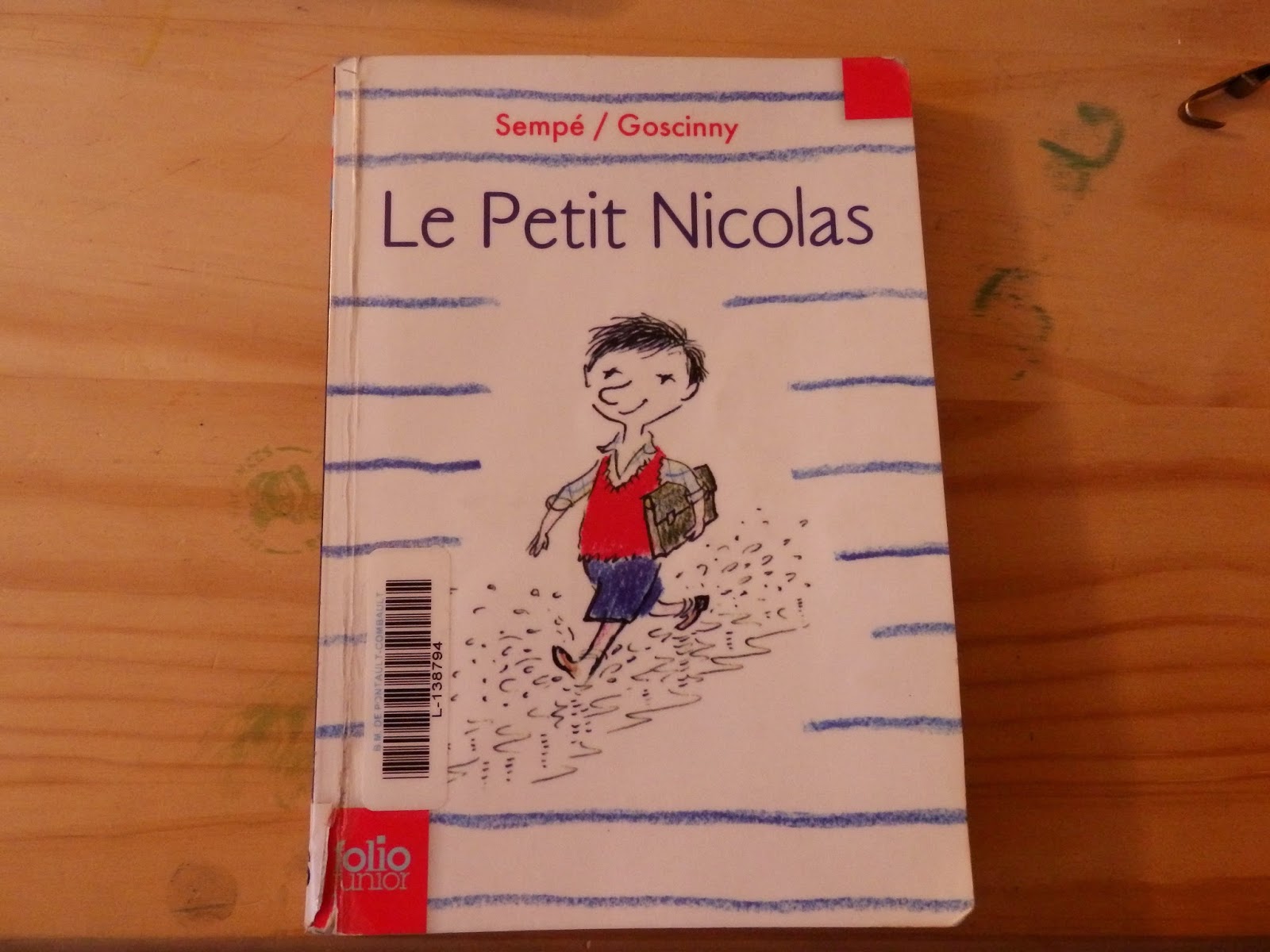Quotidien d'une curiosifée Fiche de lecture Le petit Nicolas