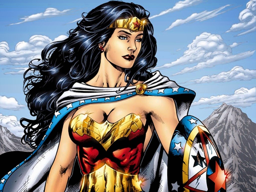 Gambar Kartun Wonder Woman.