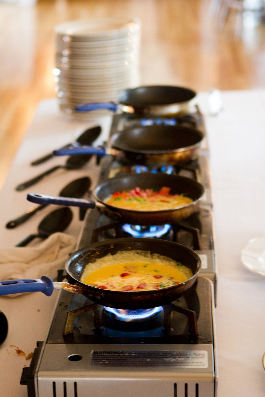 Wedding Brunch Reception - Omelette Station - Photo Courtesy of Brian Samuels Photography