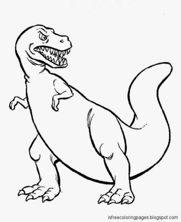 Cartoon Dinosaur Coloring Pages - Kids and Adult Coloring Pages