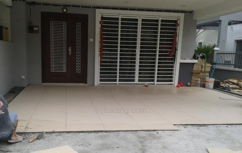 KOS PASANG CERAMIC TILES Gallery tiles Tukang Renovation Tukang