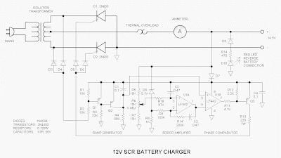 12V SCR Battery Charger