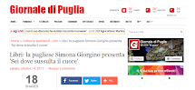 "Sei dove sussulta il cuore" sul Giornale di Puglia!