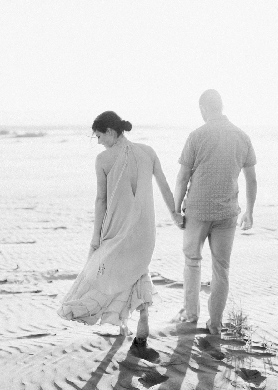 Romantic Beach Maternity Session | Seabrook Wedding Photographer | Something Minted Photography