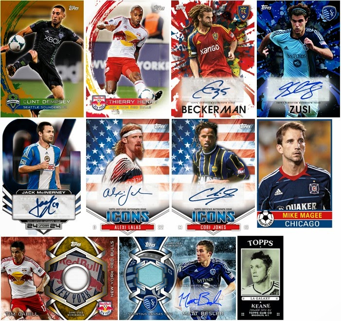 Football Cartophilic Info Exchange Topps 2014 MLS