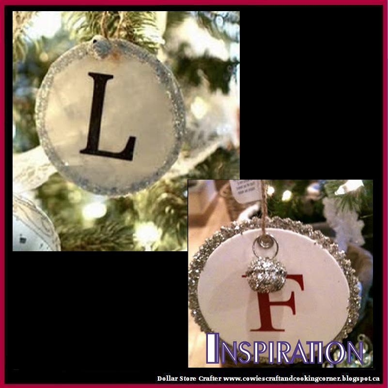 Dollar Store Crafter Make Your Own Pottery Barn Monogram Ornaments