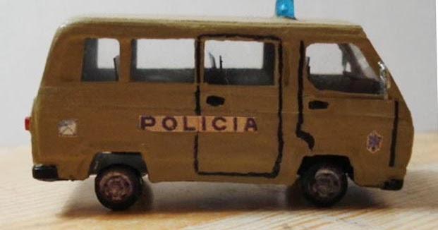 Hacer Maquetas: Carro Policia