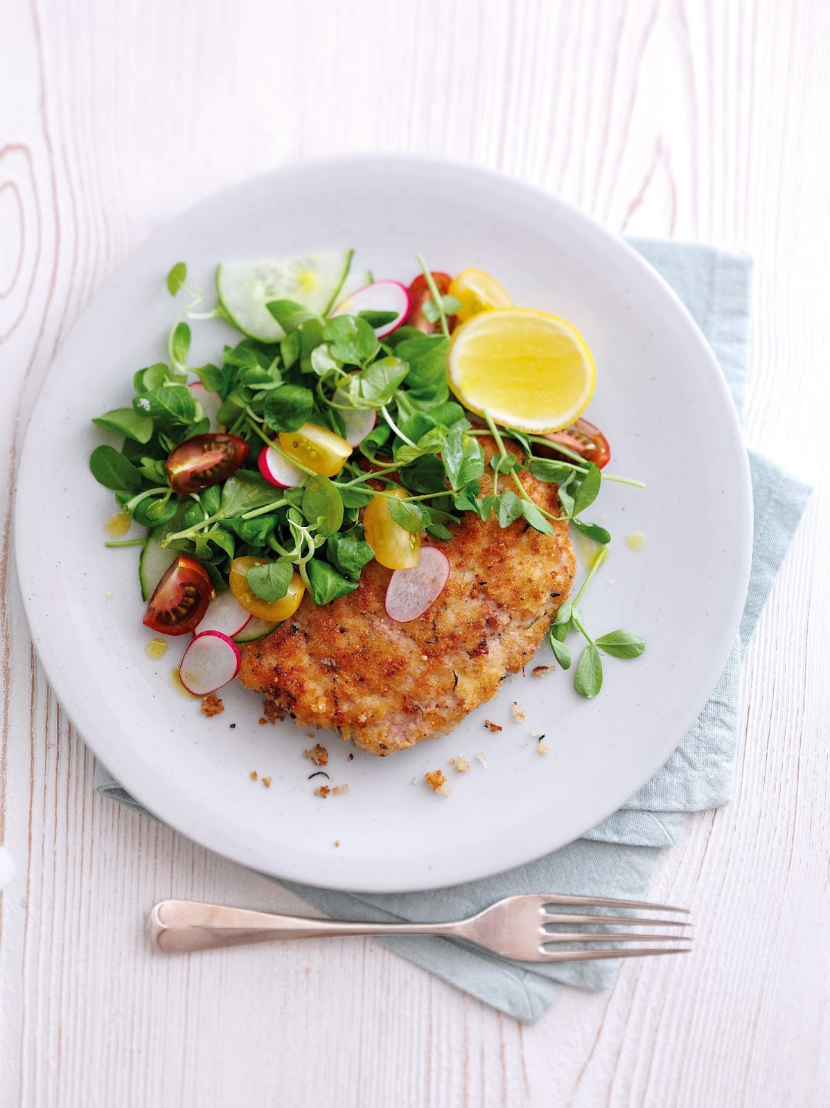 Pork Escalopes With Lemon, Garlic And Rosemary
