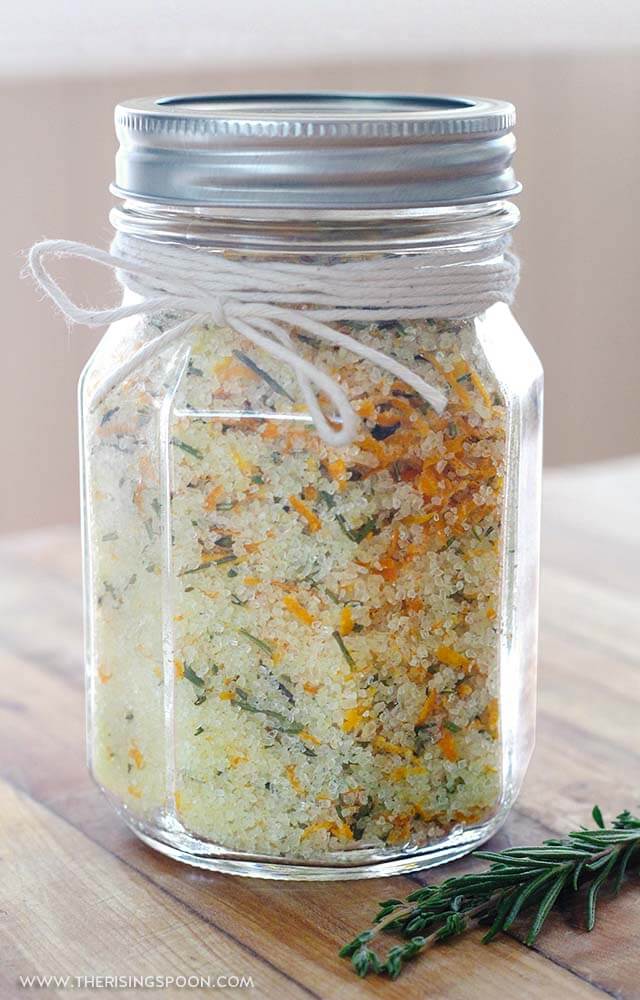 Top 10 Most Popular Recipes On The Rising Spoon in 2018: Rosemary, Orange & Thyme Sea Salt