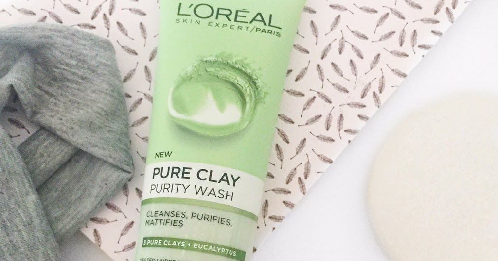 loreal face wash pure clay