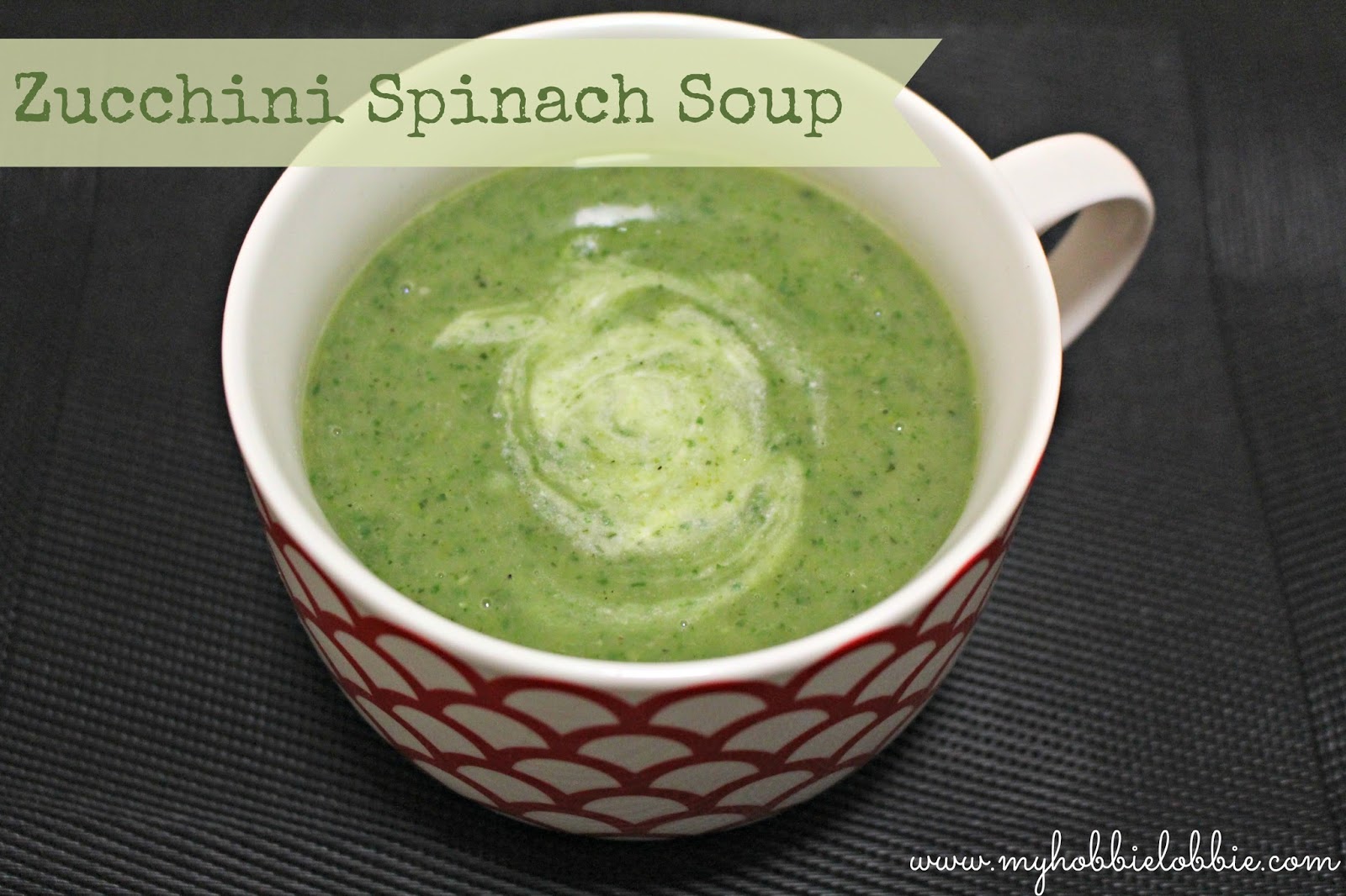 The Aspiring Home Cook SRCZucchini Spinach Soup