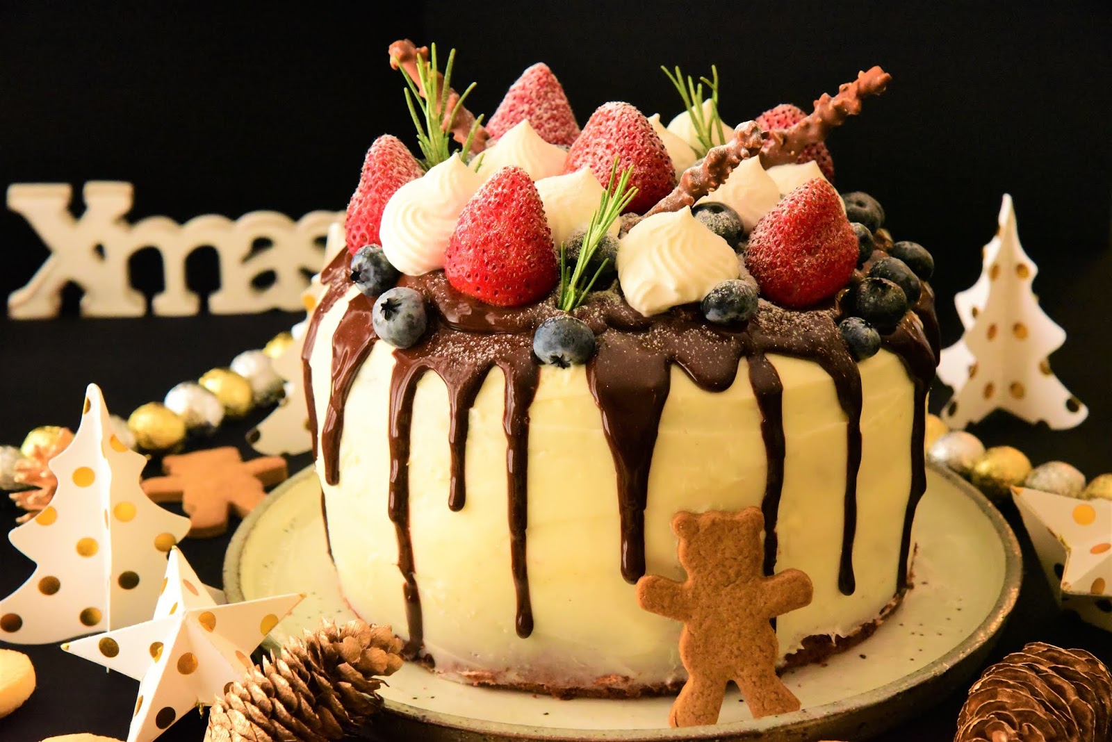 big fruit cake Stock Photo | Adobe Stock