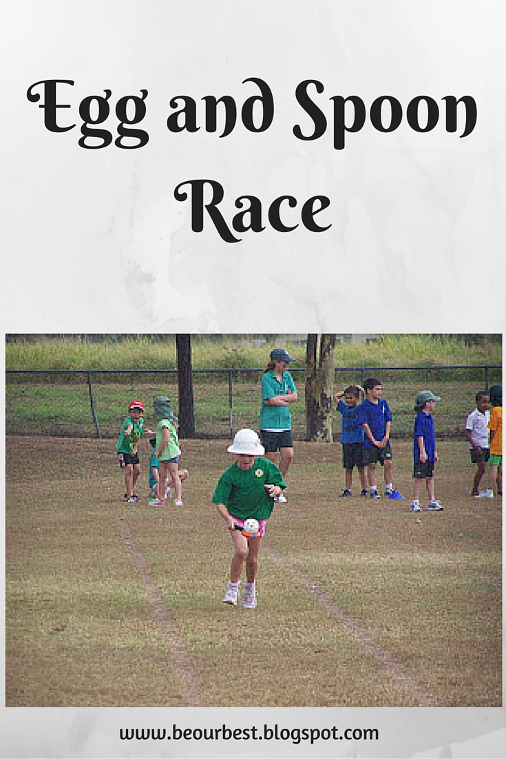 Be Our Best Egg and Spoon Race