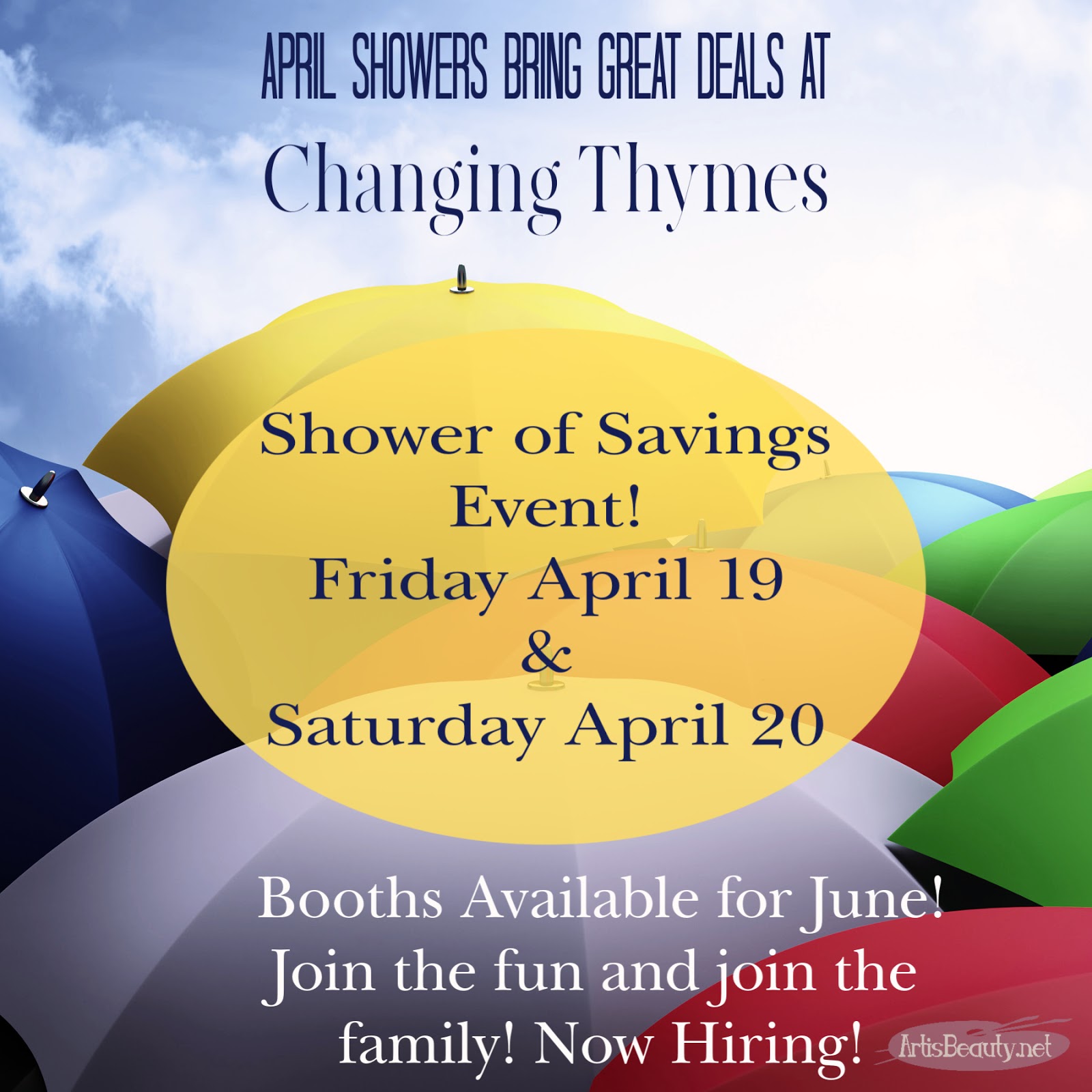 Showers of Savings Event