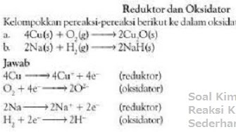 Soal Kimia Kelas 10 Reaksi Kimia Sederhana