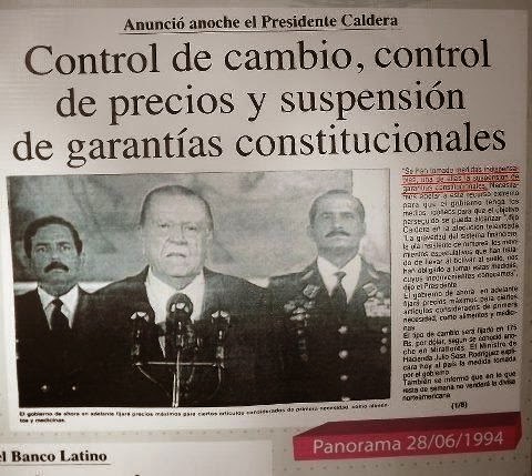 Las degeneracion de los poderes en Venezuela.