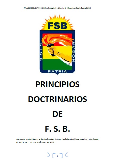 Principios Doctrinarios FSB