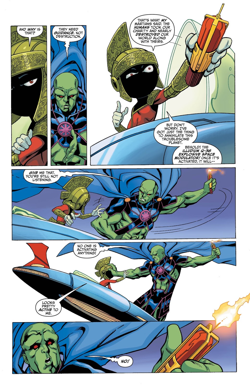 weird science dc comics martian manhunter marvin the martian