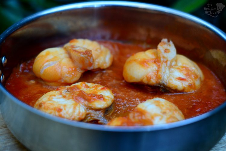 receta rape la sirena en salsa americana 03