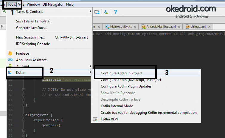 Belajar Menciptakan Aplikasi Pertama Hello World Dengan Kotlin Android ...