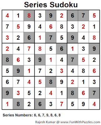Series Sudoku (Fun With Sudoku #38) Puzzle Solution