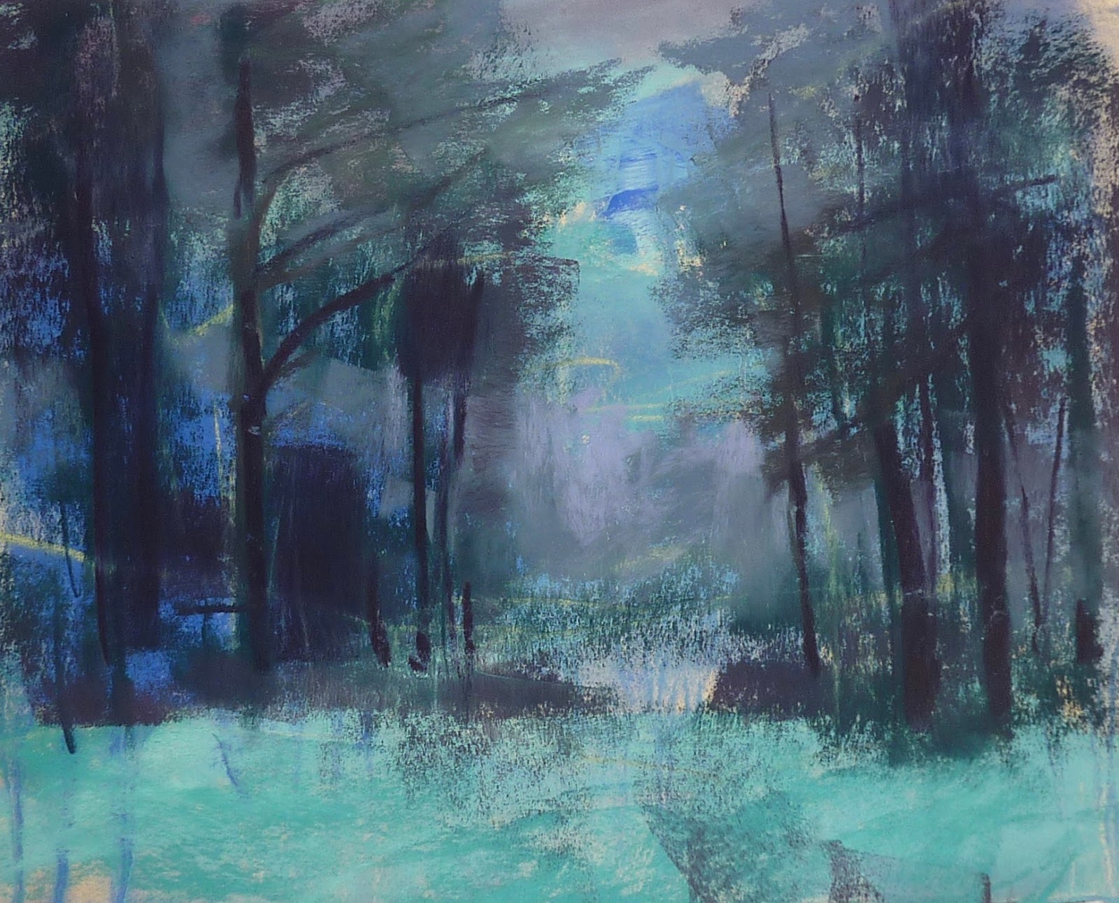 Painting My World Why Choose a Blue Underpainting?