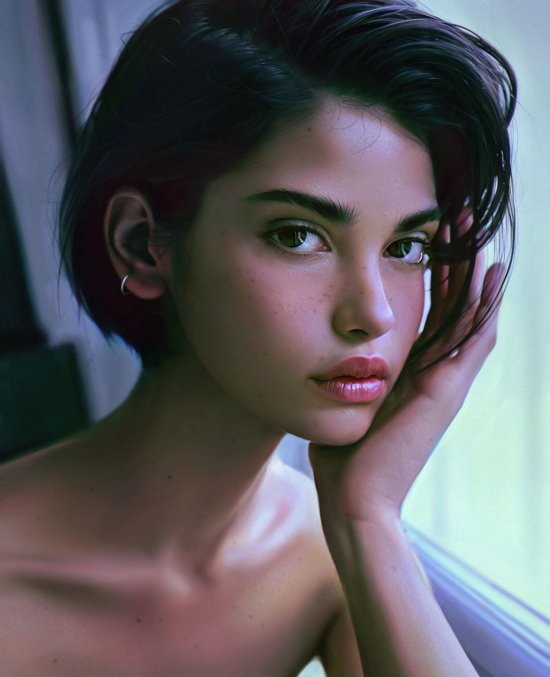As belas pinturas foto-realistas com mulheres de Irakli Nadar Irakli Nadar artstation instagram arte pinturas mulheres animes foto-realista beleza
