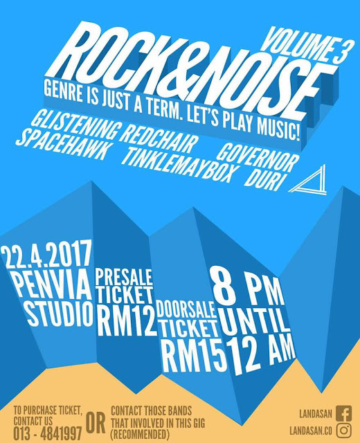 rock and noise underground gig 22 april