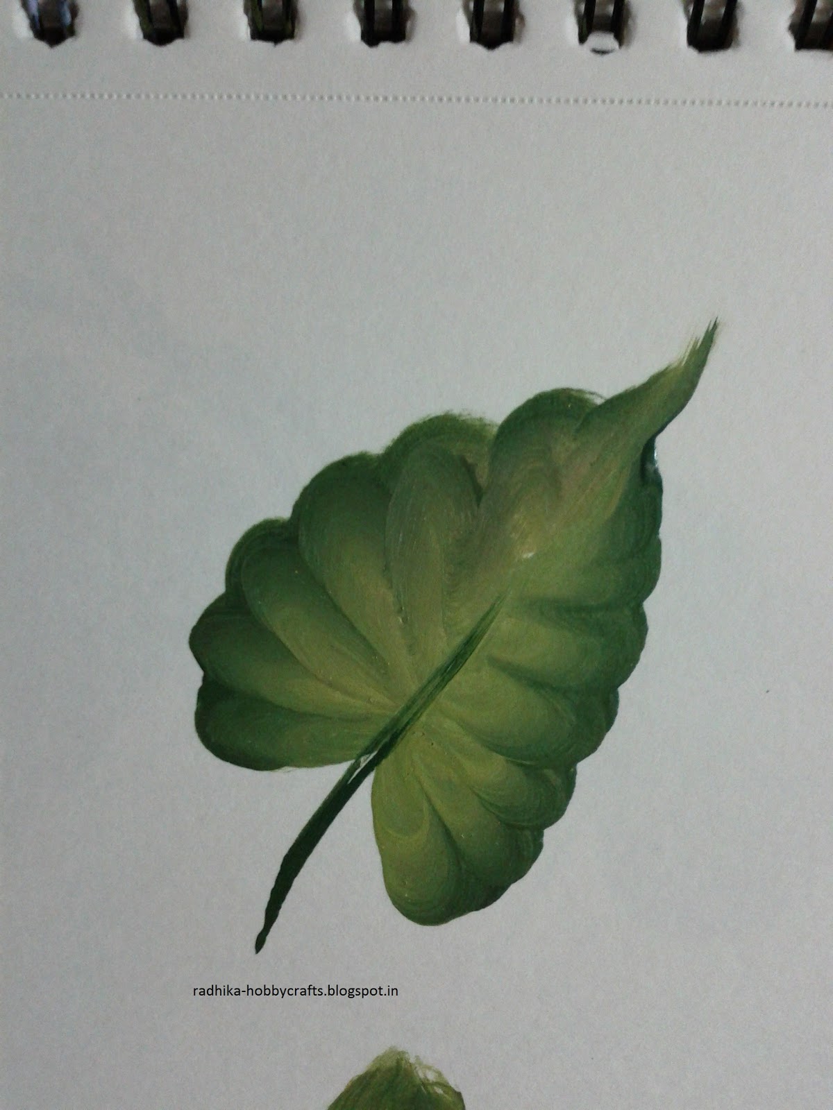 Hobby Crafts ) One stroke painting leaves