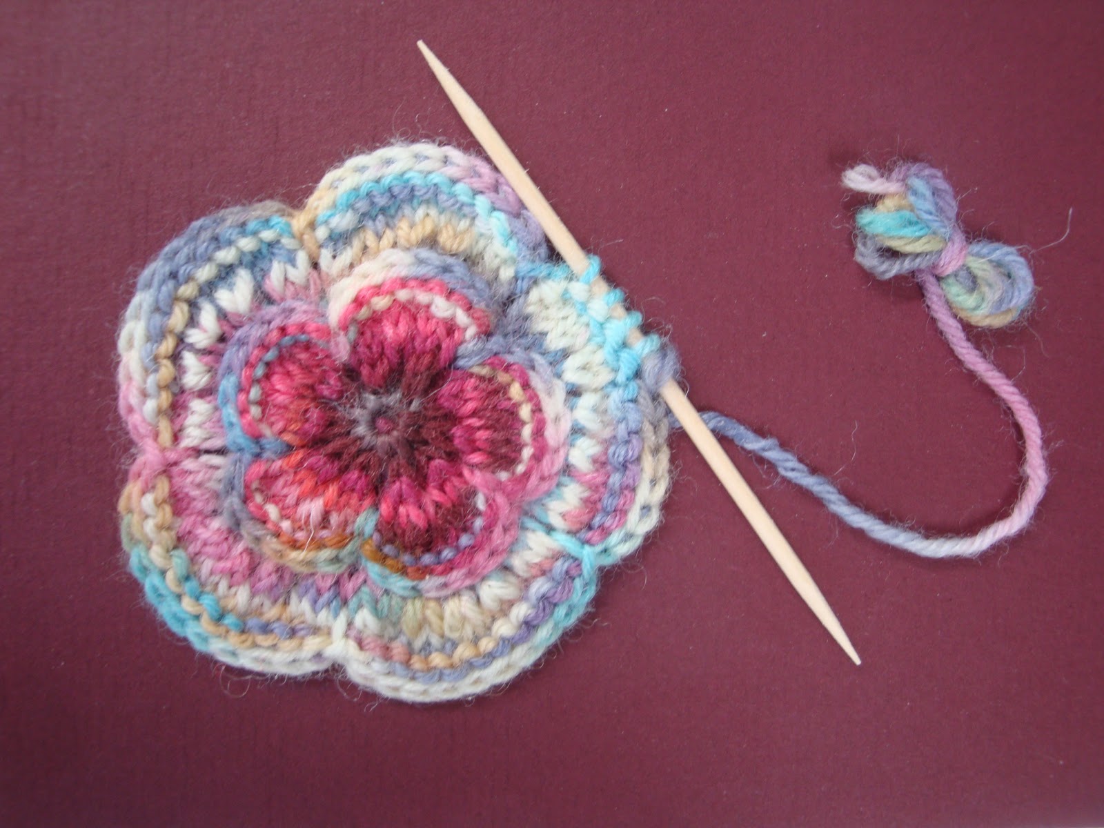 MPs Strick -Trixx: MPsStrickTrixx - Lehrgang : BLUMEN stricken - VORSCHAU