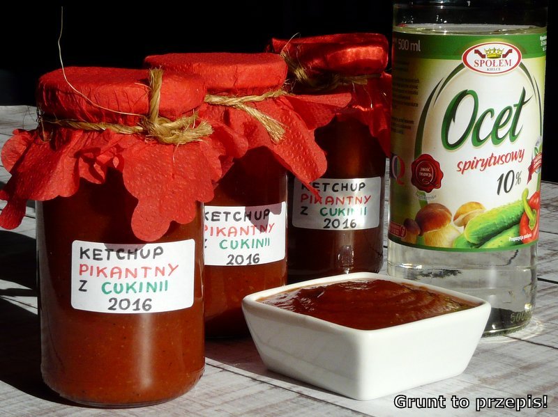 GRUNT TO PRZEPIS! Pikantny ketchup z cukinii