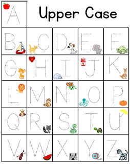 Preschool For Moms: Alphabet Upper and Lower Case Trace-ables Just