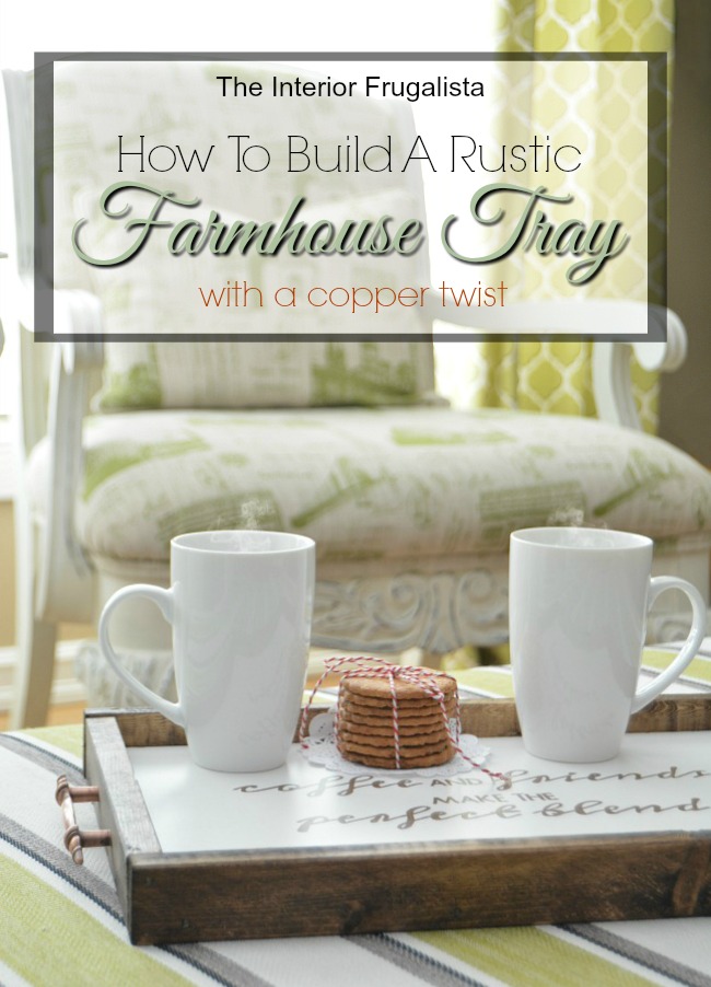 How To Easily Build A Rustic Wooden Word Art Farmhouse Tray