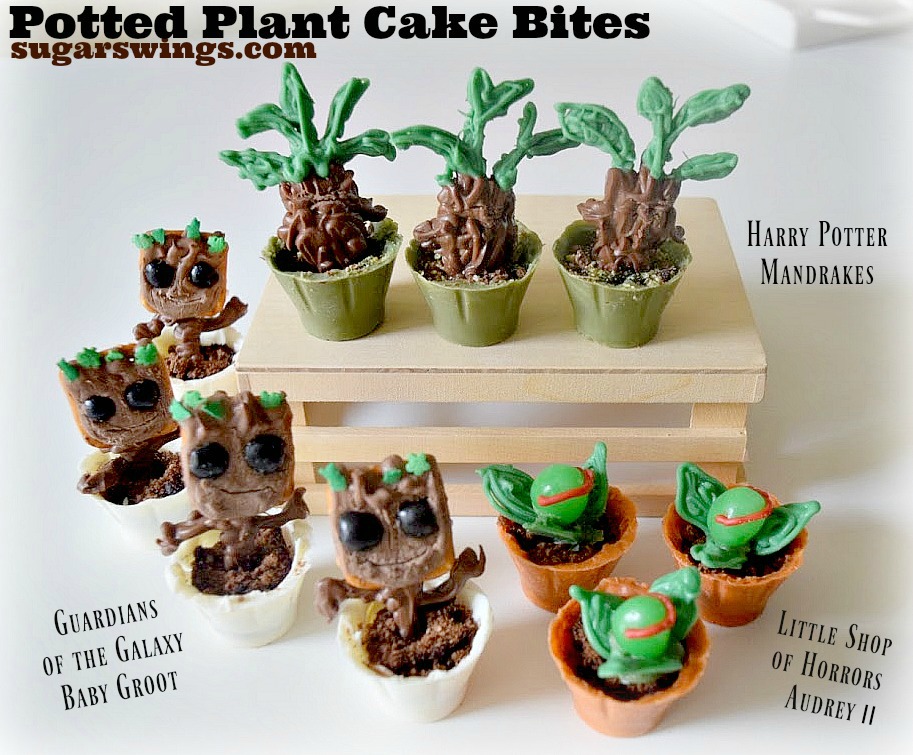 Sugar Swings! Serve Some Potted Plant Cake Bites (Baby
