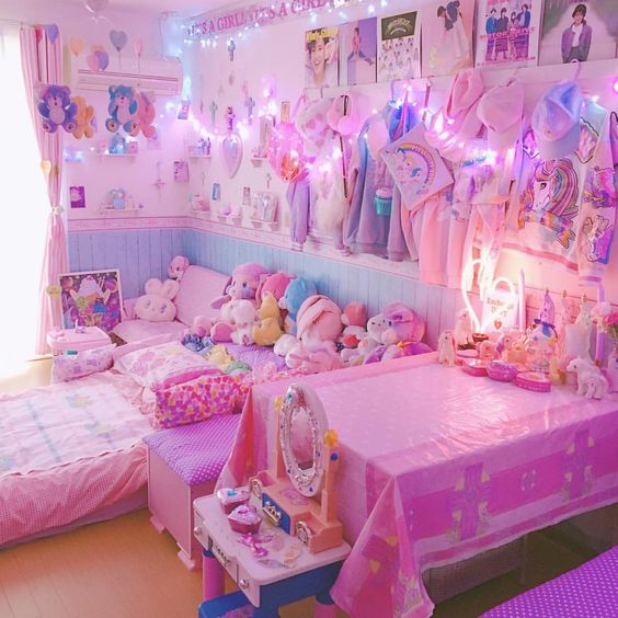 y u m e h o l i c: ♡ Dreamy・Fairy・Decora Bedroom Inspo