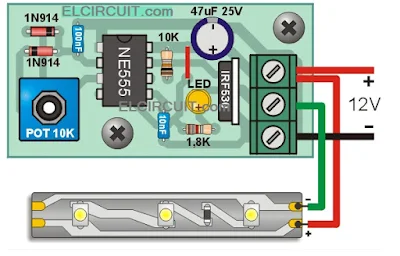 LED Strip Dimmer circuit