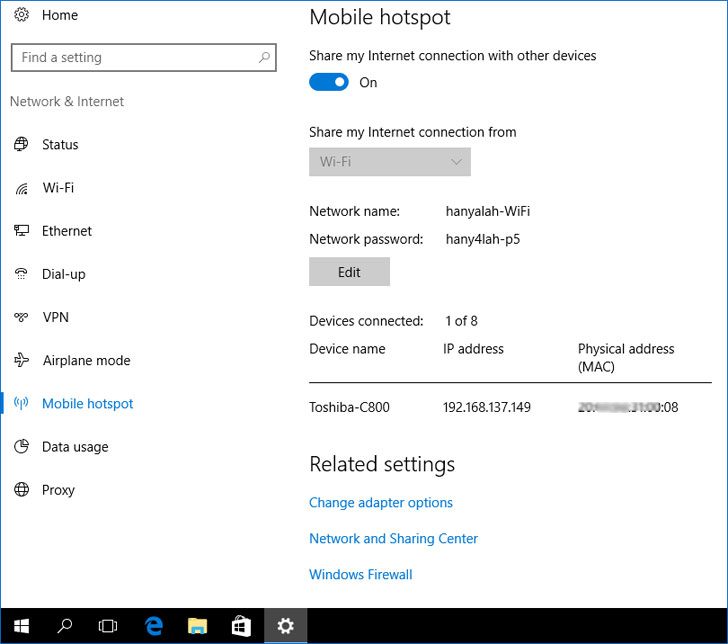 Cara Mengaktifkan dan Menonaktifkan Mobile Hotspot di Windows 10 Tanpa