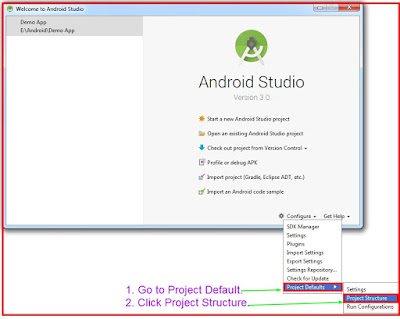 How to configure Android Studio JDK Location.