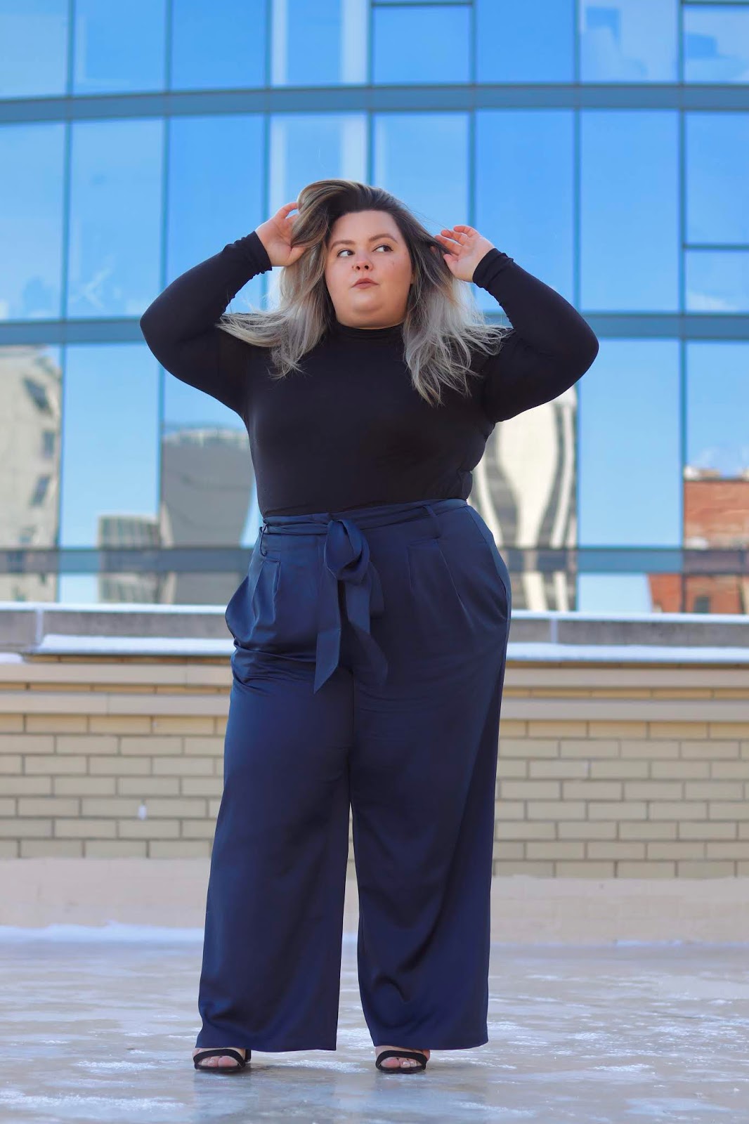 Petite Plus Size Wide Leg Pants - Natalie in the City