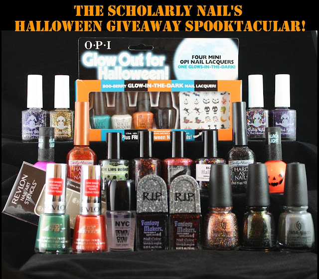 The Scholarly Nail's Halloween Giveaway Spooktacular!