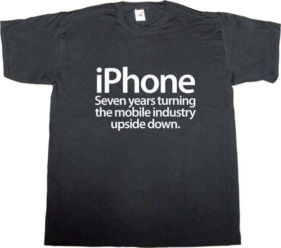 anniversary apple iphone ios disruptive innovation t-shirt ephemeral-t-shirts