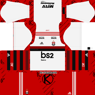  Yang akan saya share kali ini adalah termasuk kedalam home kits [Update] Flamengo 2019-2020 Kits -  Dream League Soccer Kits