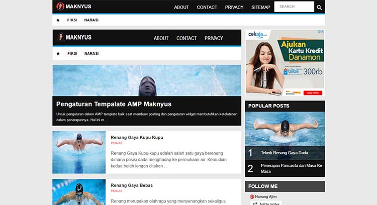 Free Blogger Template AMP - Maknyus Free Blogger Template AMP - Maknyus