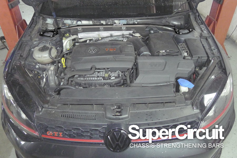 SUPERCIRCUIT CHASSIS STRENGTHENING BARS Volkswagen Golf 7 GTI Front