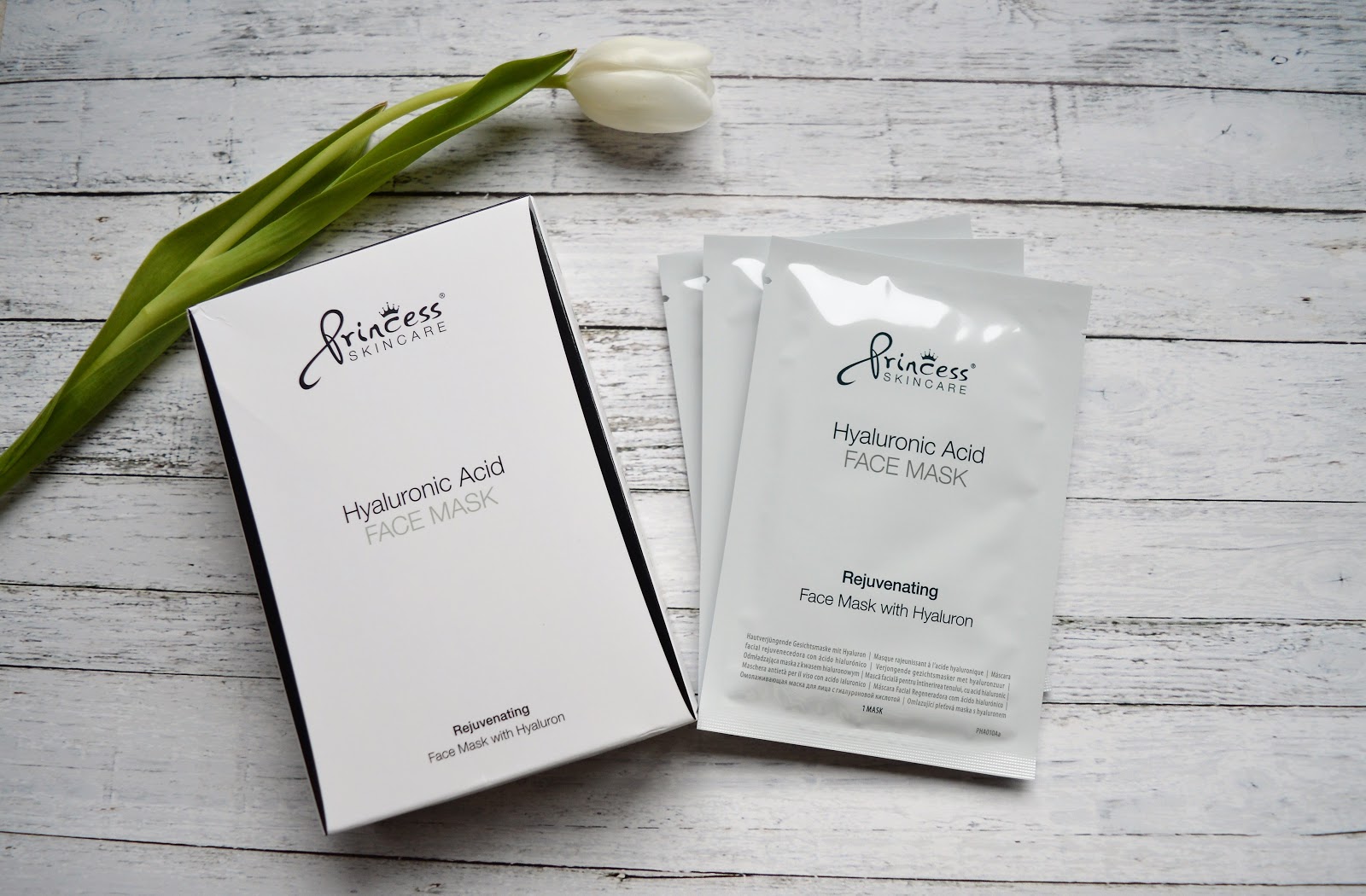 Odmładzająca maska z kwasem hialuronowym Princess Skincare